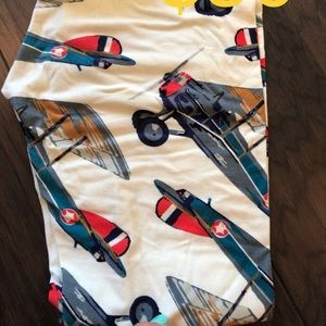 EUC LuLaRoe airplane leggings | OS